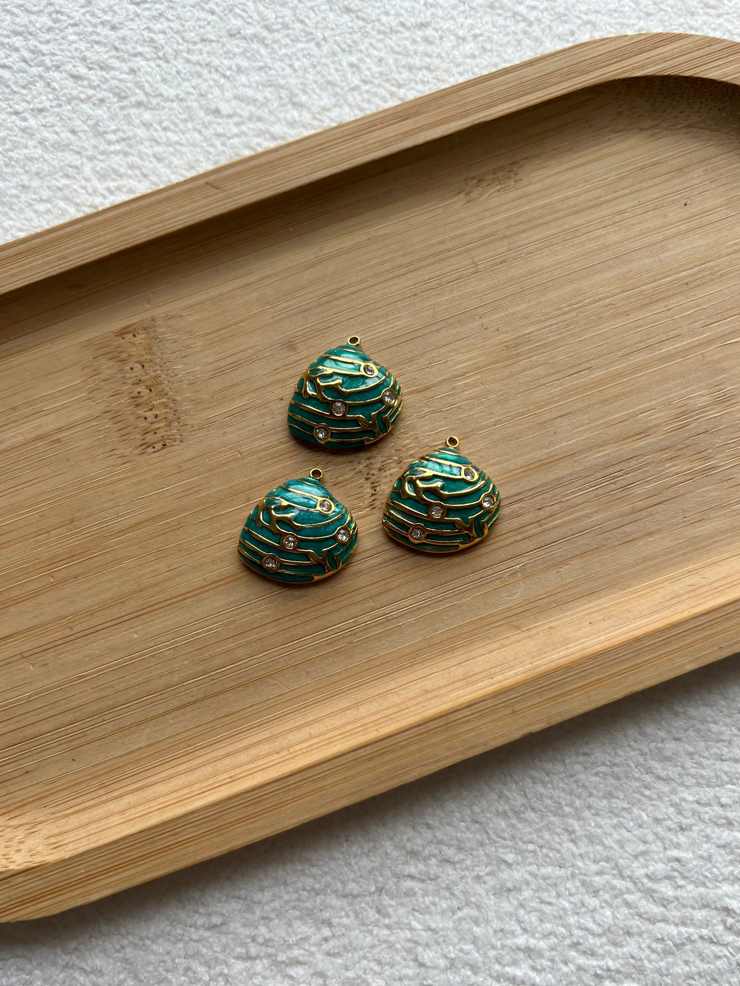 Coquillage turquoise ✨🐚🌞🌊